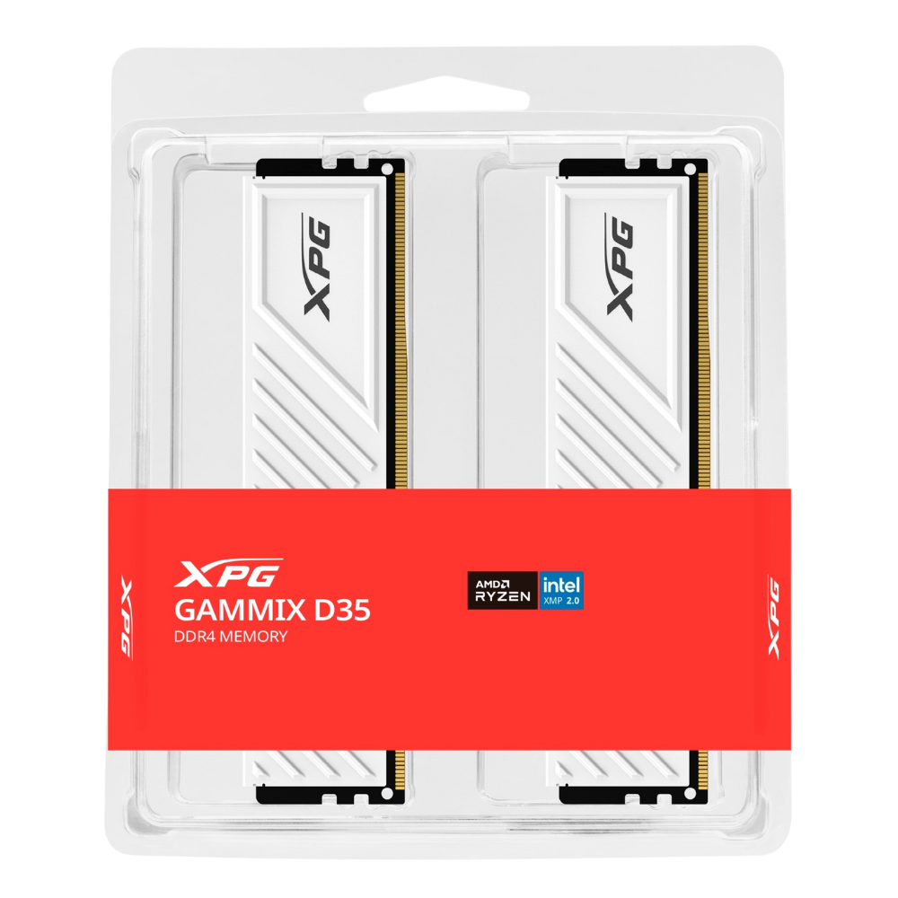 ADATA XPG GAMMIX D35 NON-RGB WHITE 8GBX2=16GB 3200MHZ DDR4 | PC Worth