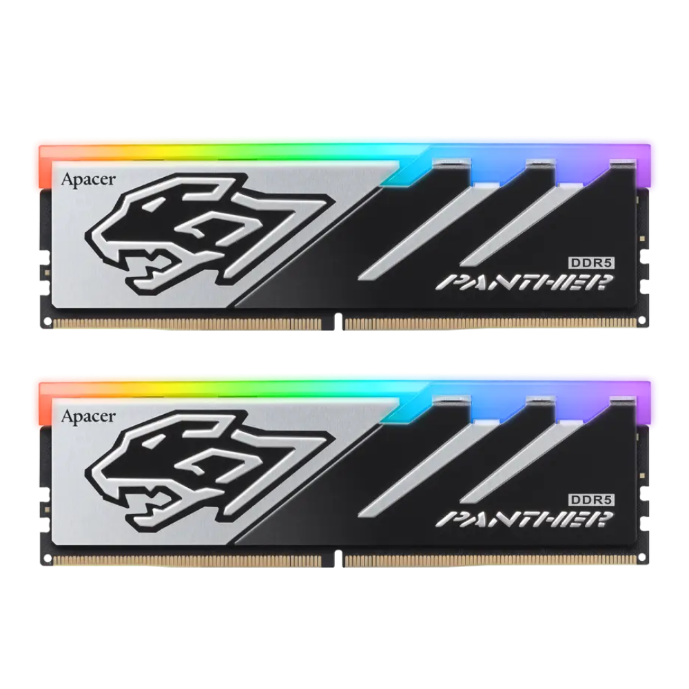 APACER PANTHER RGB BLACK 16GBX2=32GB 6000MHZ DDR5 CL38 XMP EXPO