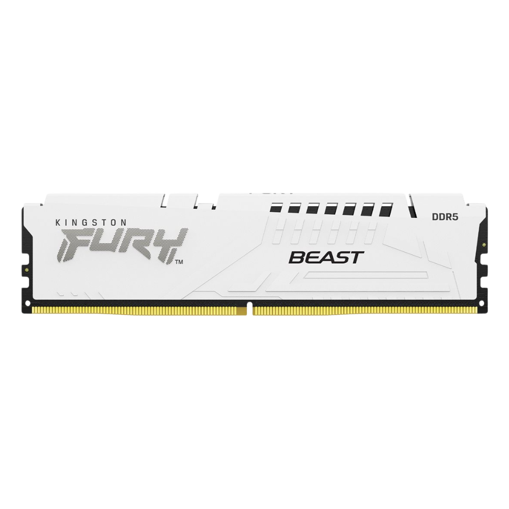 KINGSTON FURY BEAST NON-RGB WHITE 16GBX2=32GB 6000MHZ DDR5 XMP