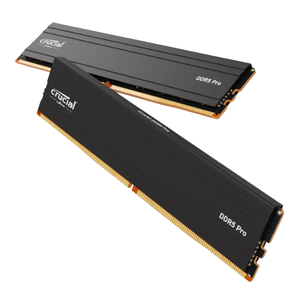 CRUCIAL PRO NON-RGB BLACK 16GBX2=32GB 5600MHZ DDR5 CL46 XMP EXPO
