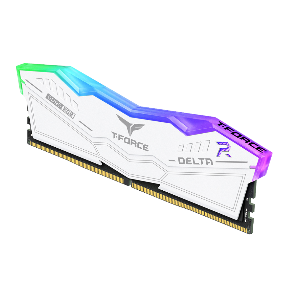 TEAMGROUP T-FORCE DELTA RGB WHITE 16GBX2=32GB 6000MHZ DDR5 CL38