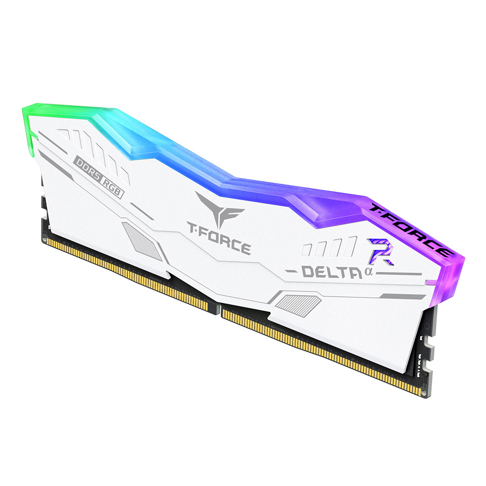 TEAMGROUP T-FORCE DELTA RGB WHITE 16GBX2=32GB 5600MHZ DDR5 CL40