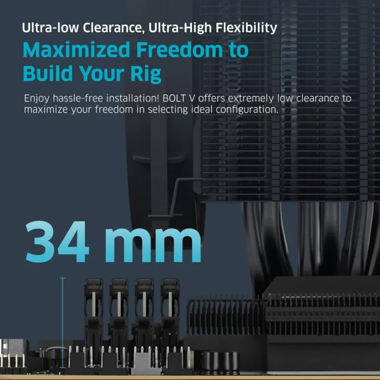 KLEVV BOLT V NON-RGB BLACK 16GBX2=32GB 6000MHZ CL30 DDR5 XMP EXPO