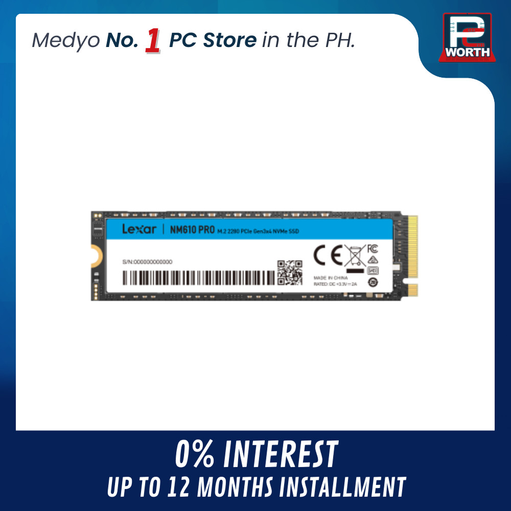 LEXAR NM610 PRO NVME 500GB GEN 3 | PC Worth