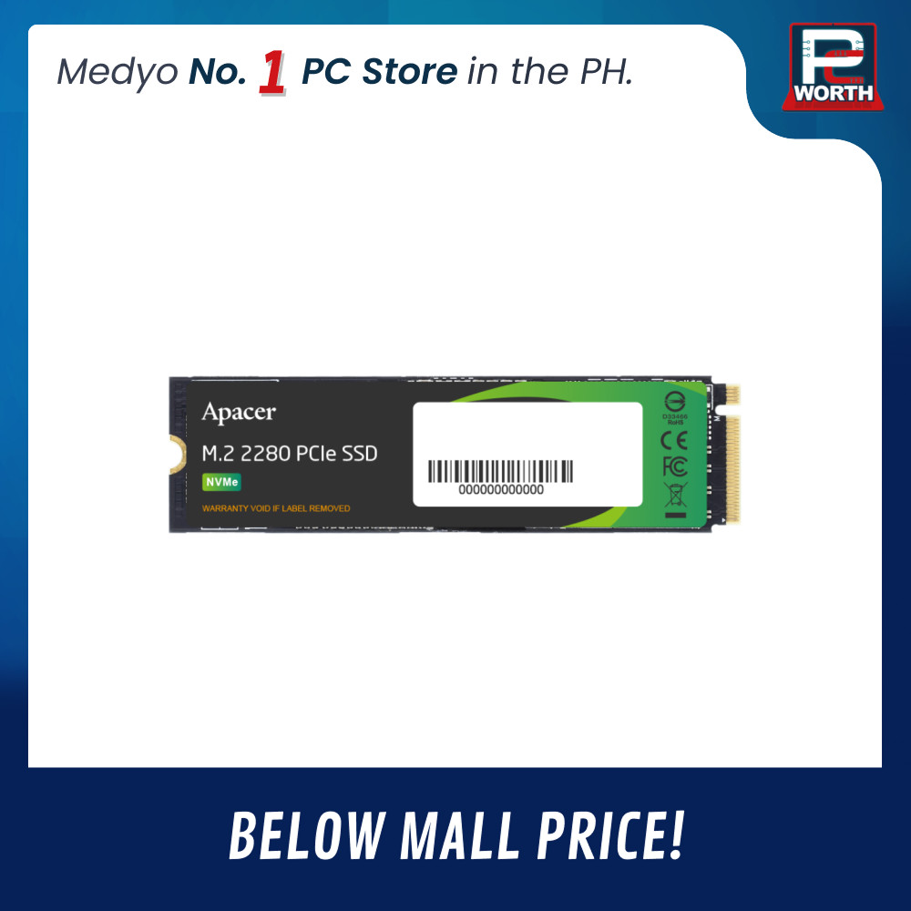 APACER AS2280Q4X NVME 512GB GEN 4 | PC Worth