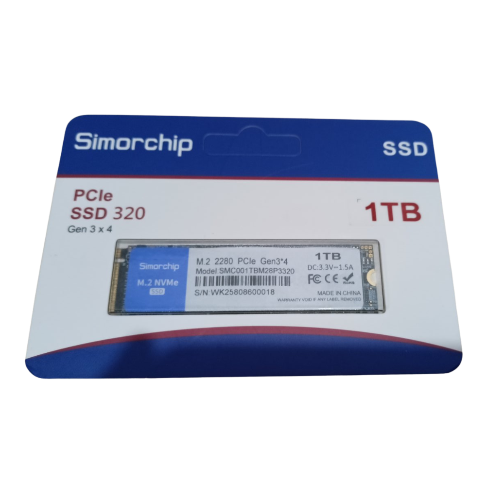 SIMORCHIP SMC001TBM28P3320 NVME 1TB GEN 3 | PC Worth